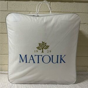 MATOUK LIBERO FIRM EURO PILLOW WHITE